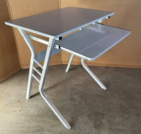 White Compact Student Computer Desk