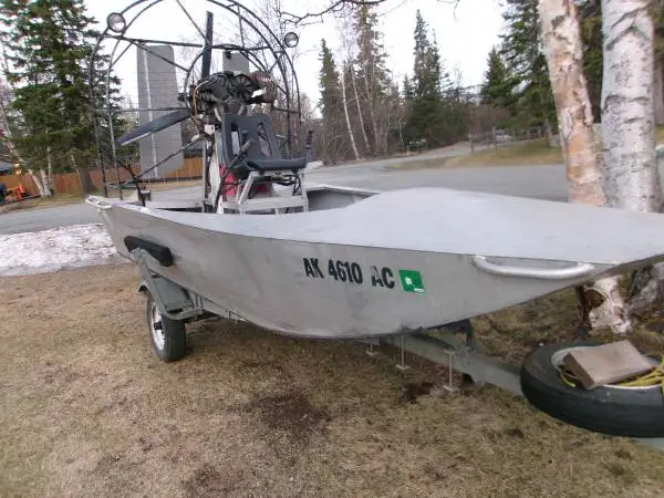 12-ft Air Boat And Trailer