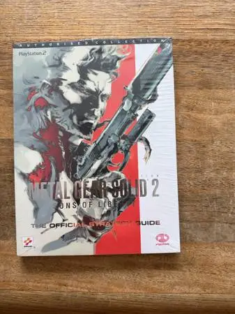 RARE Metal Gear Solid 2 Sons of Liberty Official Guidebook PS2 Authorized