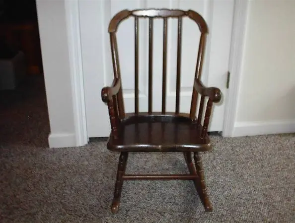 Kids Jenny Lind Wooden Rocking Chair