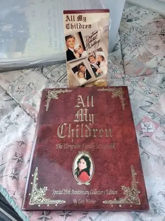 Vintage All My Children book n vhs