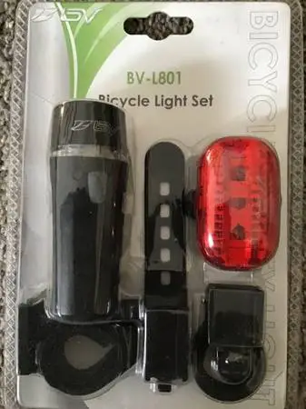 Bike light sets