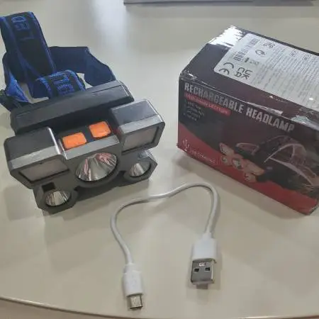 Headlamp, face shields...