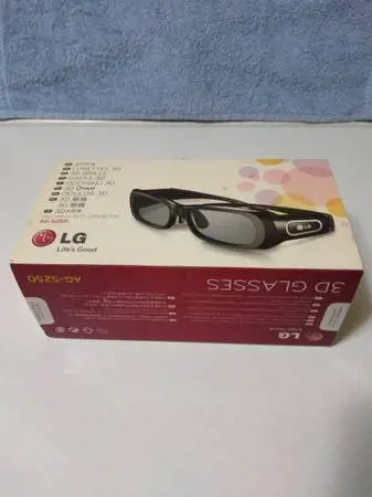 3D ACTIVE GLASSES, BRAND: LG AG-S250 FOR TV/PROJECTOR, NEW!