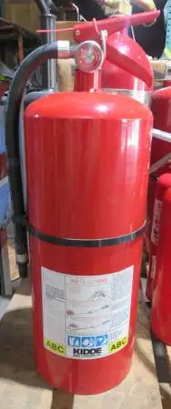 Fire Extinguishers Dry Chemical Halon CO2 Purple K OS Vintage Used