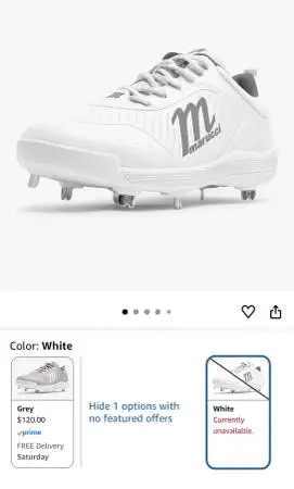 Premium “Marucci” baseball cleats