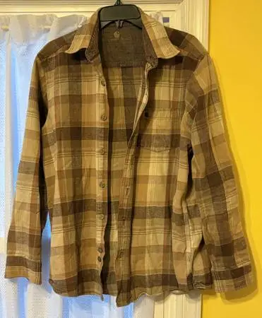Vtg Carhartt Trumbull Flannel Button Down Shirt, Men’s Large