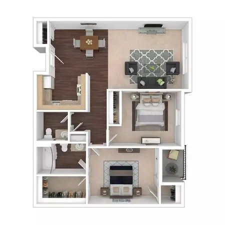 Your search ends here: Perfect 2 BR, 872 Sq Ft spaces!