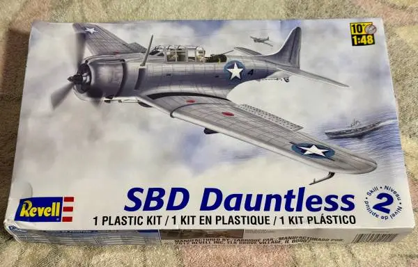 Revell SBD Dauntless WWII Dive Bomber Model Kit 1:48