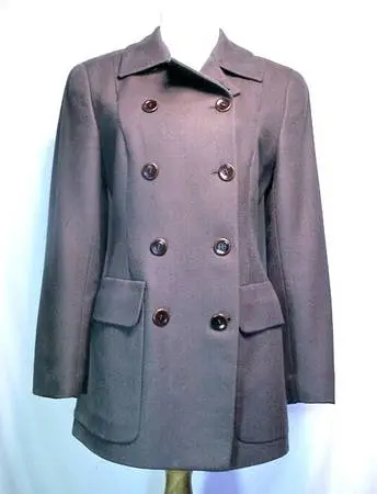 Grey Wool Blazer Jacket Italy Womens Small SERGIO  PELLARI