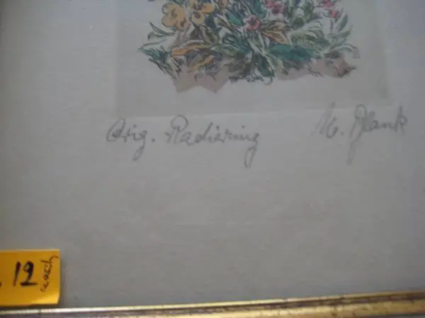 2 water color painting  with frame