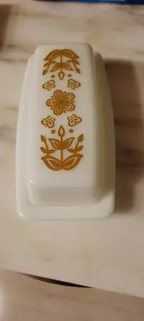 Vintage PYREX butter dish