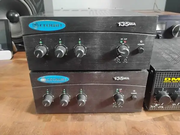 2 Crown PA Amplifiers