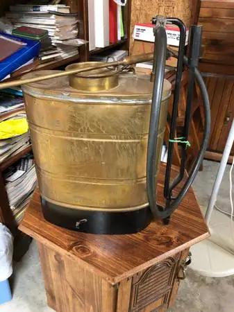 Vintage Backpack Water Fire Extinguisher