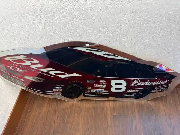 Budweiser Race Car Mirror