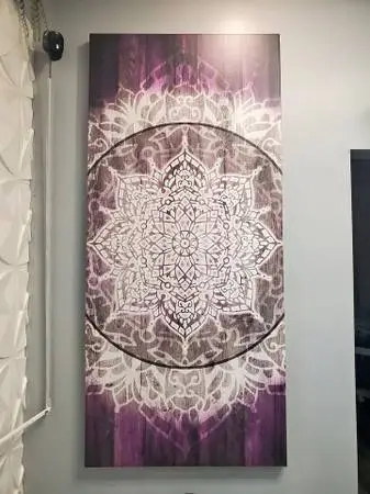 Purple Mandala Canvas