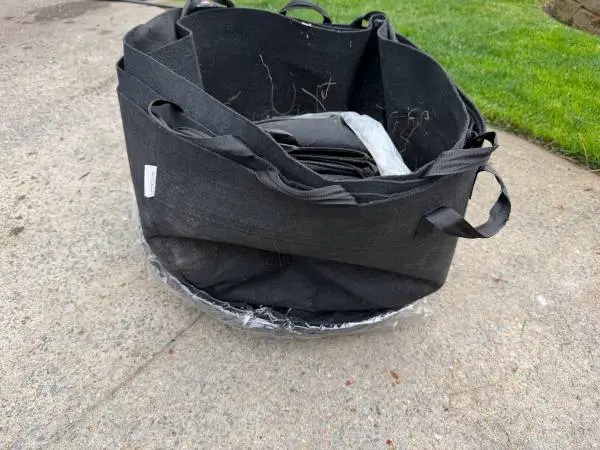 10 fifteen gallon fabric pot & trays