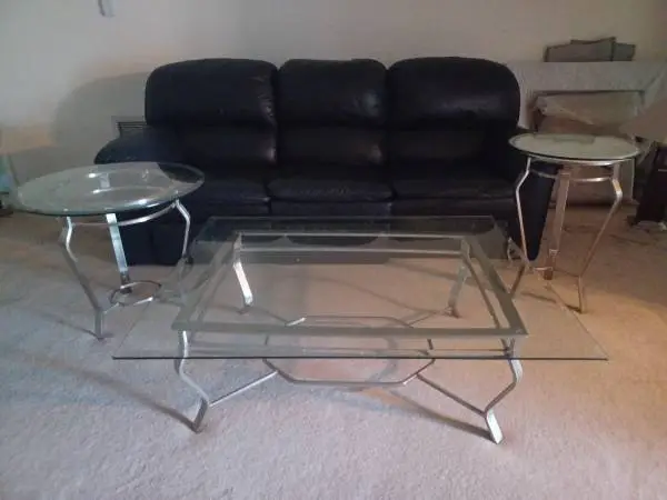 3 piece coffe table set