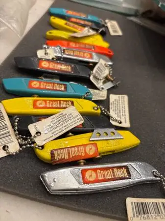 Great Neck new razor blade knifes brand new 12 total 9.00