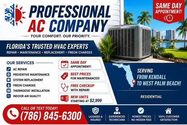 A/C Repair & HVAC Services – Fast, Reliable Service in Florida