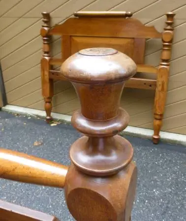 ANTIQUE FULL SIZE MAPLE ROPE BED