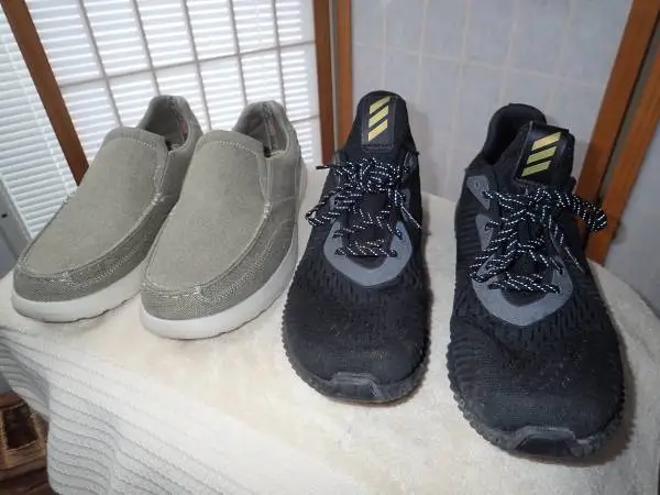 Adidas AlphaBounce Tennis Shoes OR Margaritaville Canvas slip-on Shoes