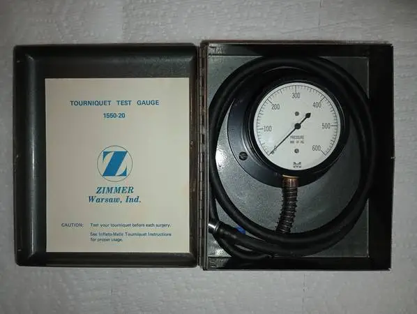Antique Tourniquet Pressure Test Gauge by Zimmer