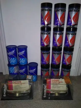Vintage Racquet Ball Lot , Ektelon , Nassau Championship