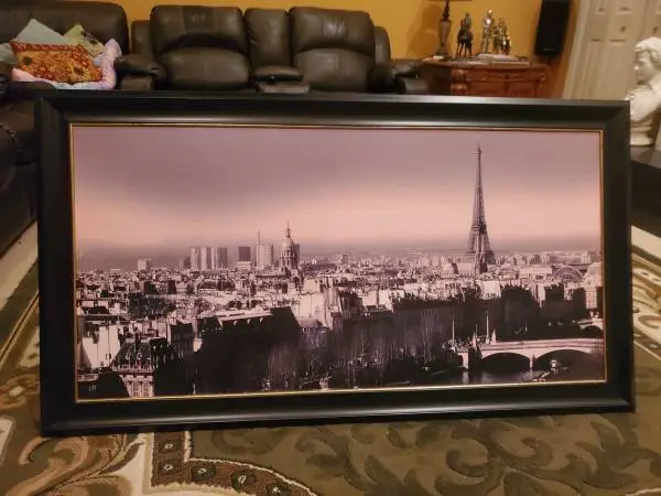 Large Paris lithograph