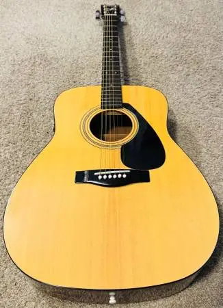 Yamaha FG401 Fishman Acoustic Guitar NEW STRINGS & PRO SETUP! -