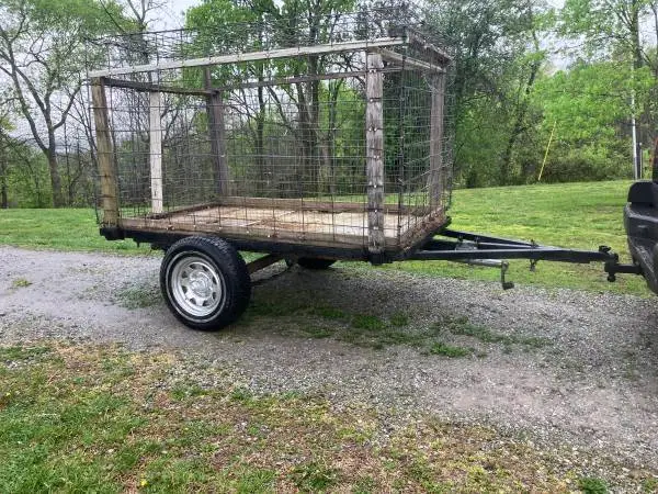 5ft wide by 8ft long cattle/horse trailer-nice- cheap
