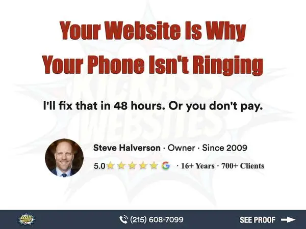 ⚡ Phone Not Ringing? I Build Sites That Bring Calls In 🏁