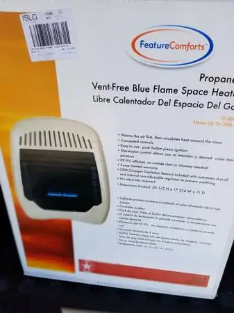 Heater Space feature comfort vent free
