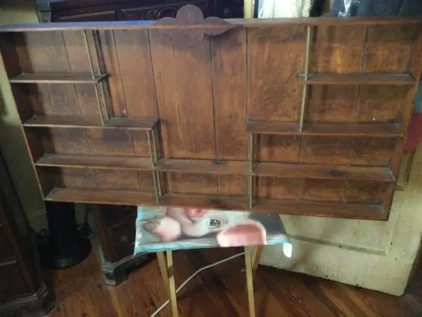 Old Wood Display Shelve