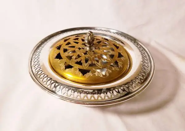 Vintage K.S. Electroplate Silver Dish