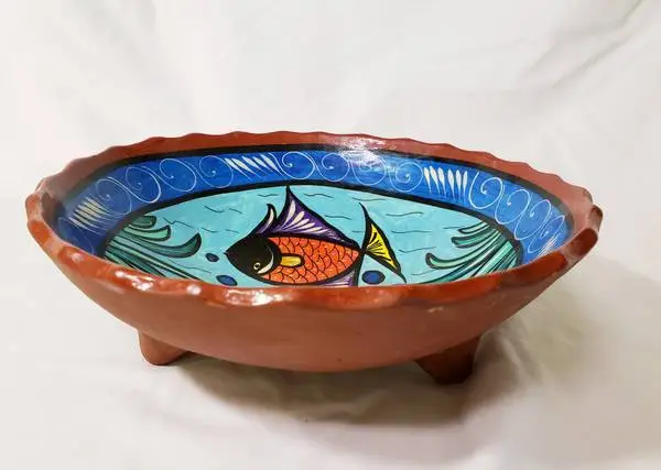 Mexican Footed Bowl