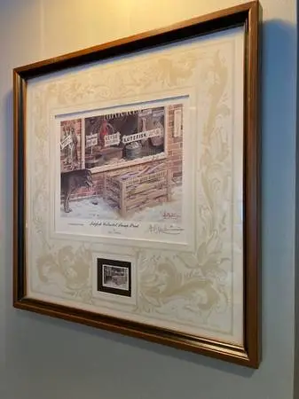 Lutefisk print by Les Kouba