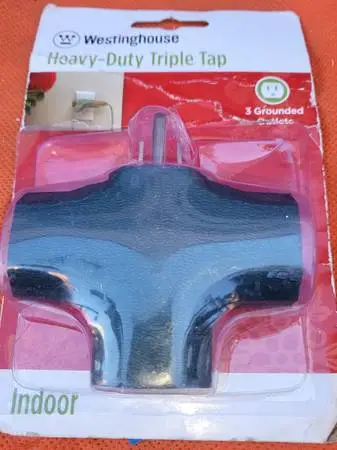 THREE WAY ELECTRIC CORD ADAPTER