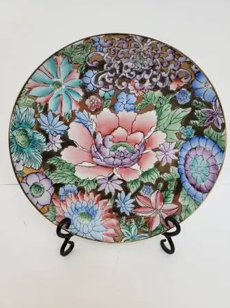 Vintage Toyo Cloisonne Plate