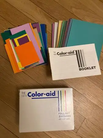 Coloraid Set of 314 Color Swatches - 4.5 x 6 Inches