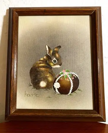 Vintage Original Painting By Peggy Harris