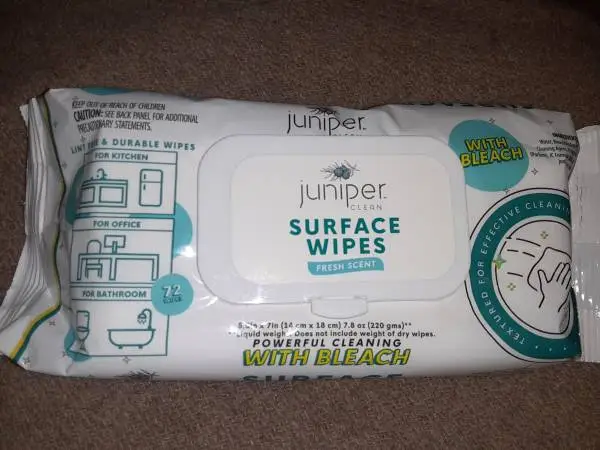 Juniper™ Clean Surface Cleaning Wipes - 72 Count