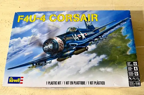 Revell F4U-4 Corsair Airplane Model Kit 1:48