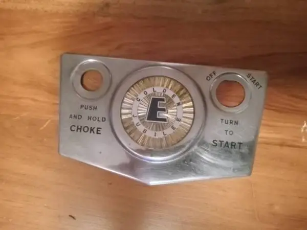 1959 Evinrude Golden Jubilee Dash Plate