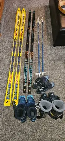 Cross country ski equipment Telemark Boots