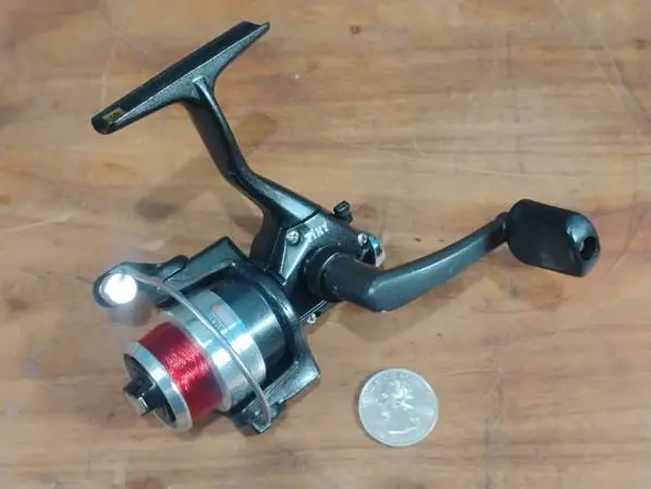 500 Size Tiny TF20 Microlite Fishing Reel (Serviced / New Line)