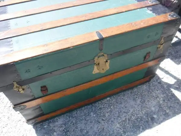 Large Vintage Steamer Trunk