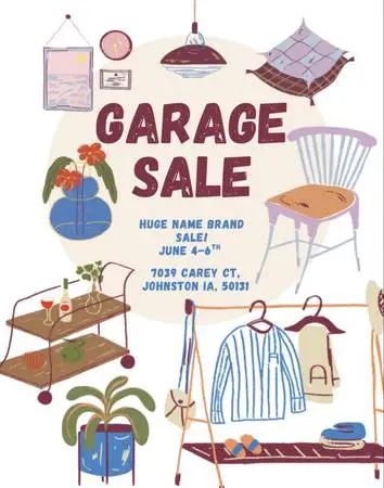 Huge Name Brand Garage Sale!