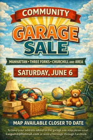 Community Garage Sale Map (manhattan, three forks and area)