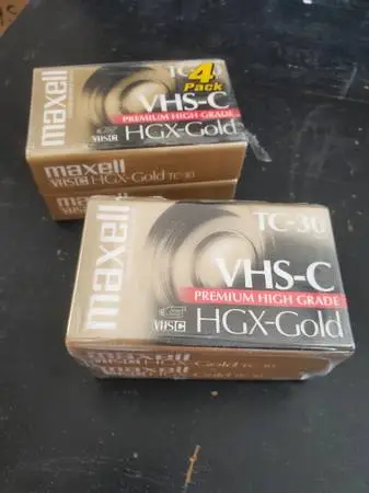 VHS-C tapes new